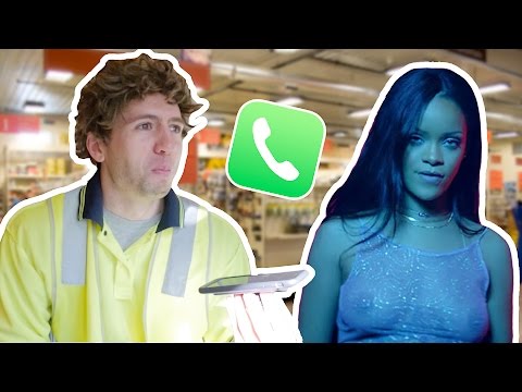 Prank CALLING Hardware Store with Rihanna 'WORK' Lyrics ft. Drake
