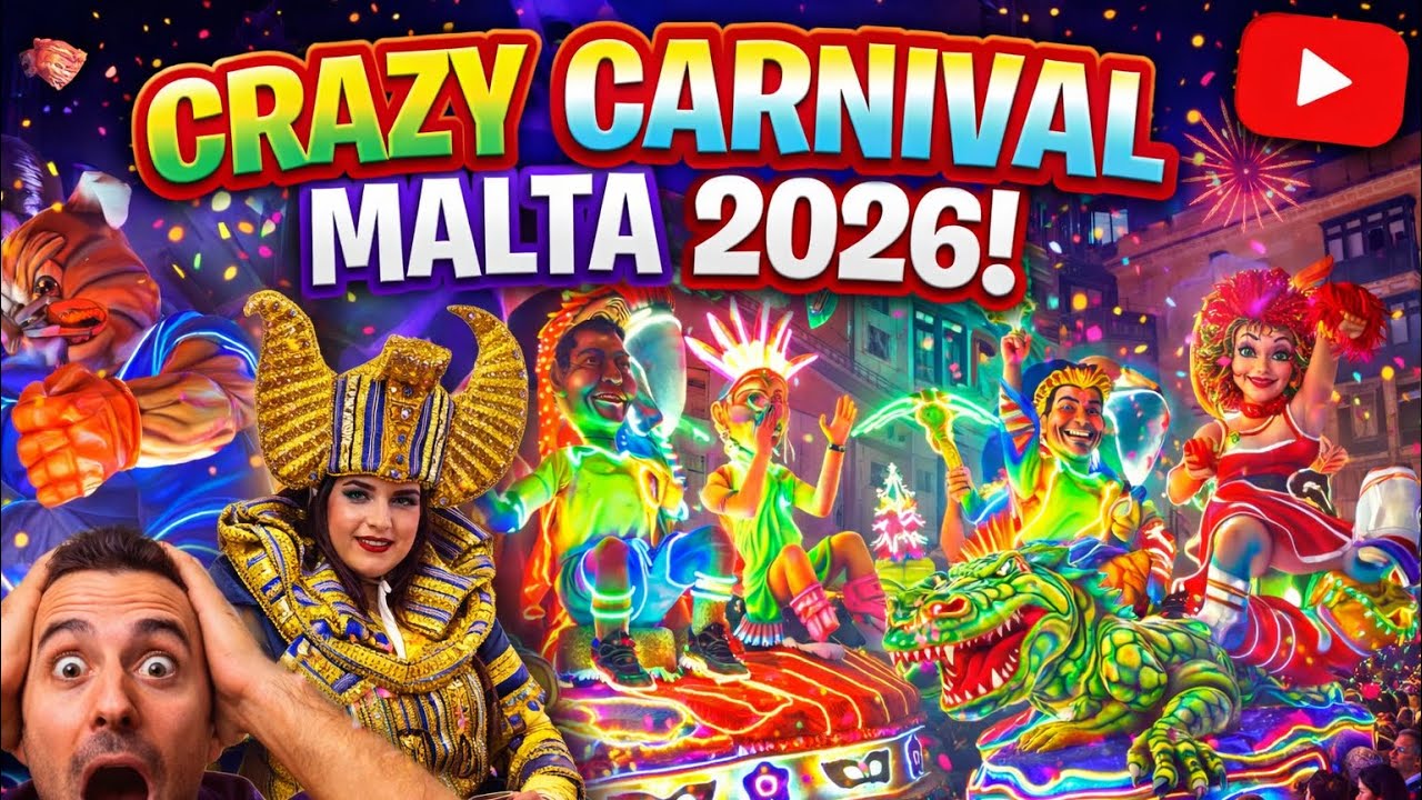 Malta Carnival 2026 Was OUT OF CONTROL! 🤯🎉