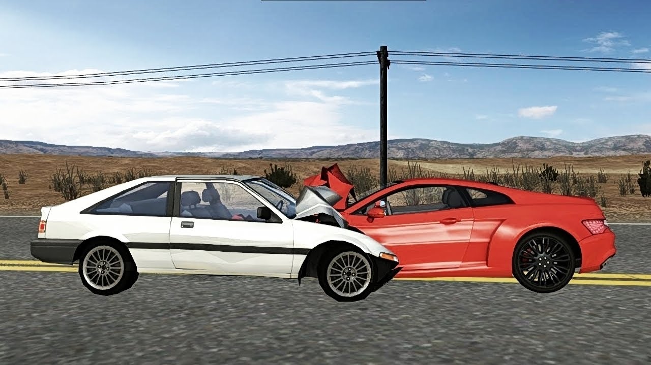 Rigs of Rods - New Crash Tests 9 - YouTube