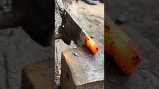 Creating a New Butcher Cutter Tool | Blacksmith Forging Skill | Handmade Meat Cutting Blade