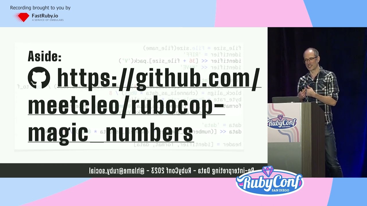 RubyConf 2023 - Re-interpreting Data by Murray Steele