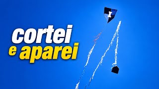 Perdemos nossa PIPA GIGANTE, mas resgatamos ela na XEPA E CORTAMOS as pipas da outra rua