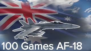 I Played 100 GAMES in the AUSSIE HORNET