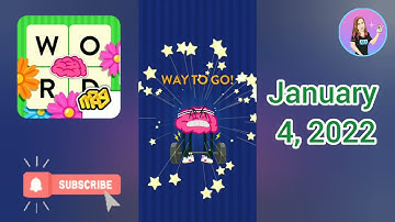 WordBrain Brainy’s New Year Event January 4, 2023 Answers