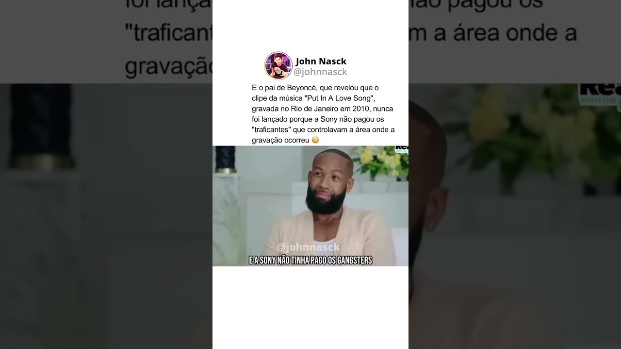 Matthew Knowles, pai de Beyoncé em entrevista 