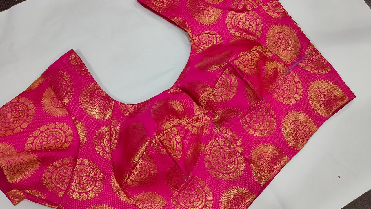 (100%perfact)38 size bra cut blouse cutting direct fabric pe/এখন ঘরে বসেই শিখতে পারেন ব্রাকাট ব্লাউজ