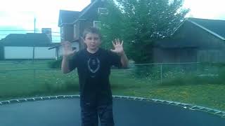 Trampoline tricks(NEW CAMERA MAN)