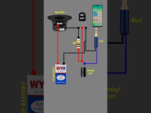 audio Amplifier circuit #diy #shorts #electronic
