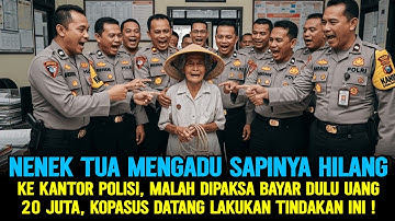 HEBOH❗Nenek Tua Di Rendahkan Sekelompok Polisi, Anggota Kopassus Datang & Kantor Polisi Gempar❗