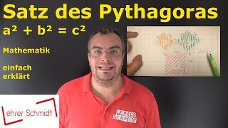 Satz Des Pythagoras A² B² C² Mathematik - Einfach Erklärt Lehrerschmidt