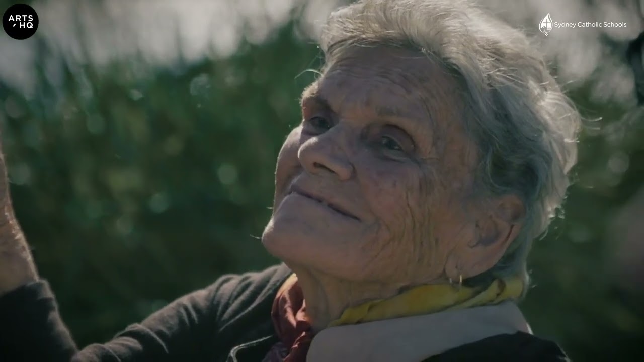 Sydney Catholic Schools' students perform an 'Acknowledgement of Country'