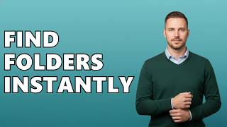 How To Find Folder In Outlook?