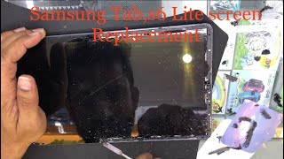Samsung Galaxy Tab S6 Lite SM-P610,P615 LCD Screen Replacement. How to change lcd tab S6 lite