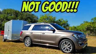 Extremely Disappointed!  Our 2019 Ford Expedition Platinum has a HUGE downside!