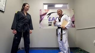 EAGLETKDLV • Eagle taekwondo tutorial on how to hold board
