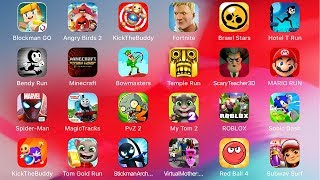 KickTheBuddy,Bowmasters,Talking Tom,Red Ball4,Roblox,Candy Run,Subway Surfers,Gold Run,Lego,Batman screenshot 4