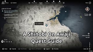 A Shinobi on Awaji Quest Guide - Claws Of Awaji Assasins Creed Shadows DLC