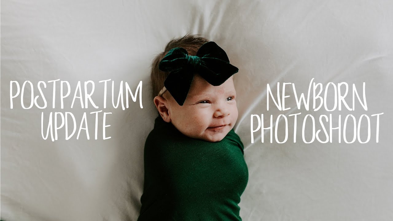 2 WEEK POSTPARTUM & NEWBORN PHOTOSHOOT! YouTube
