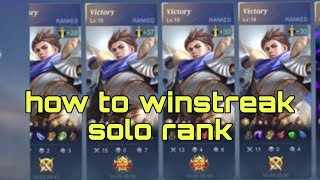 HOW TO WINSTREAK USING ALUCARD IN SOLO RANK GAME S32 2024 MLBB