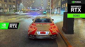 RTX 5080 Ultra Realistic Need for Speed Unbound 4K 60FPS Nissan GTR-35 Showcase