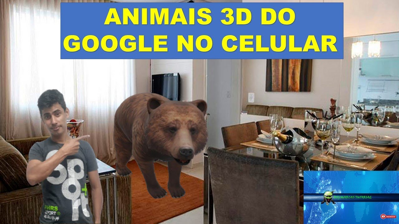 Grave vídeos com os animais 3D de realidade aumentada do Google - Vida  Celular