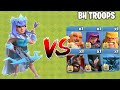 Max Level Archer Queen Vs BH Troops On Coc | BH Troops Vs TH Heroes | Clash Of Clans |