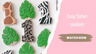How To Make Safari Themed Cookies that Everyone Will Love
