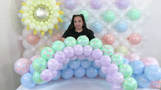 Creating a Balloon Rainbow with Loretta  Perfectly Popped Series Part 3