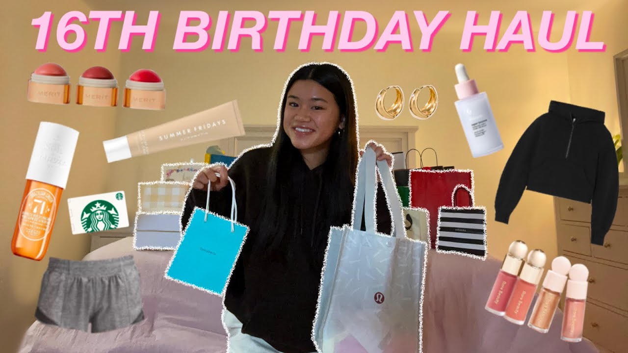 ЧТО МНЕ ПОДАРИЛИ НА 16-ЛЕТИЕ! 💗