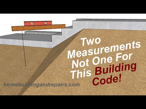 How To Figure Out If Exterior Stairs Need Guard Railing Near Sloping Hillside - Building Codes