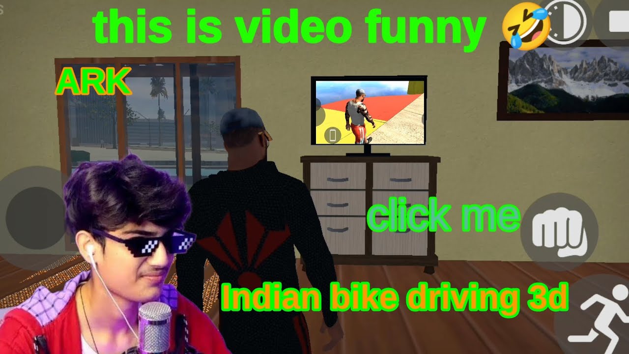 Indian bike driving 3d in ark funny editing Indian bike driving 3d comendy Ark Indian bike driving