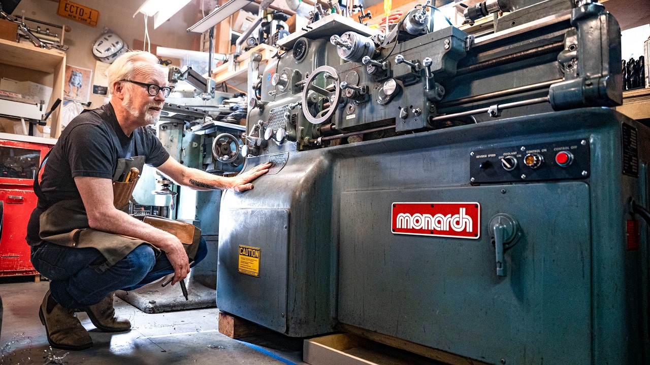 Adam Savage Upgrades His Workshop Lathe!