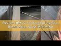Review BBX-G Folding Spring Box, Breathable, Noise Minimizing, Moisture Resistant Bunkieboards,Low P