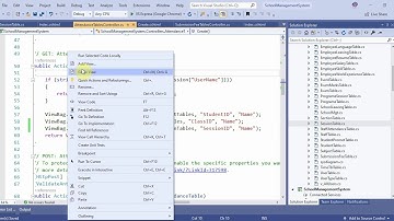 School Management System Part 77 Student Tution Fee and Student Attendance Form in C# C Sharp ASP NE