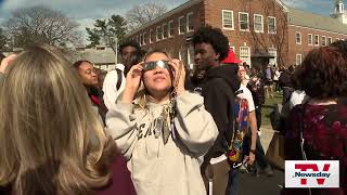 Solar eclipse on Long Island: Crowds dazzled by rare celestial event