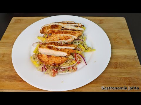 Ensalada De Quinoa Con Pollo Y Mango