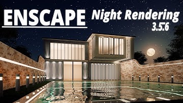 ENSCAPE Realistic Exterior Night Lighting Secrets Tutorial