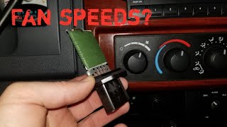 05 dakota blower motor resistor replacement