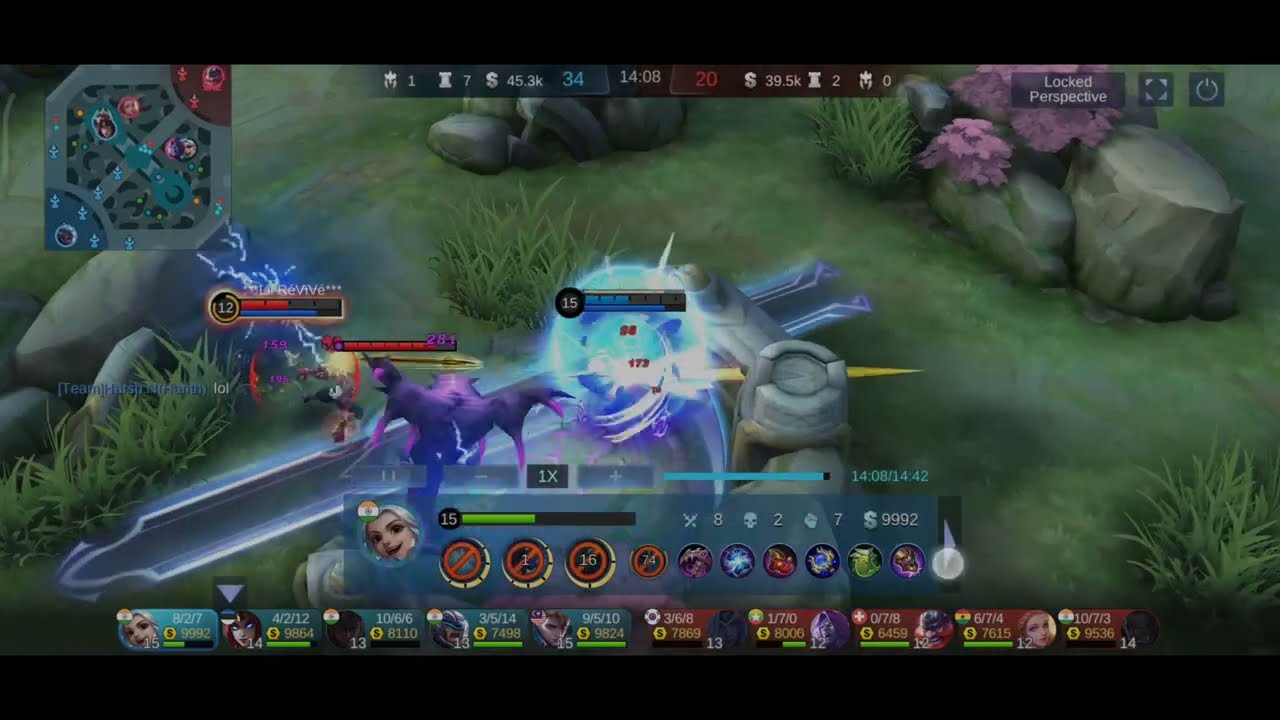 Harith using GodSpell moments 