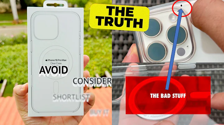 Apple Clear MagSafe Case for iPhone 16 Pro - Worth the $50?