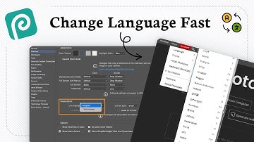 How to change language in Photopea (Simple Switch)