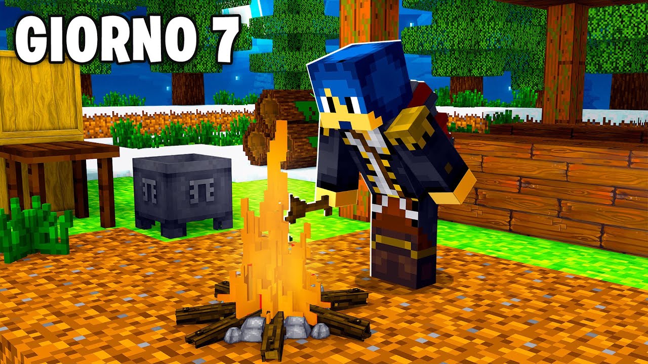 SOPRAVVIVO PER 7 GIORNI NEL MINECRAFT REALISTICO!