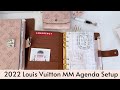 2022 Louis Vuitton MM Agenda Setup |