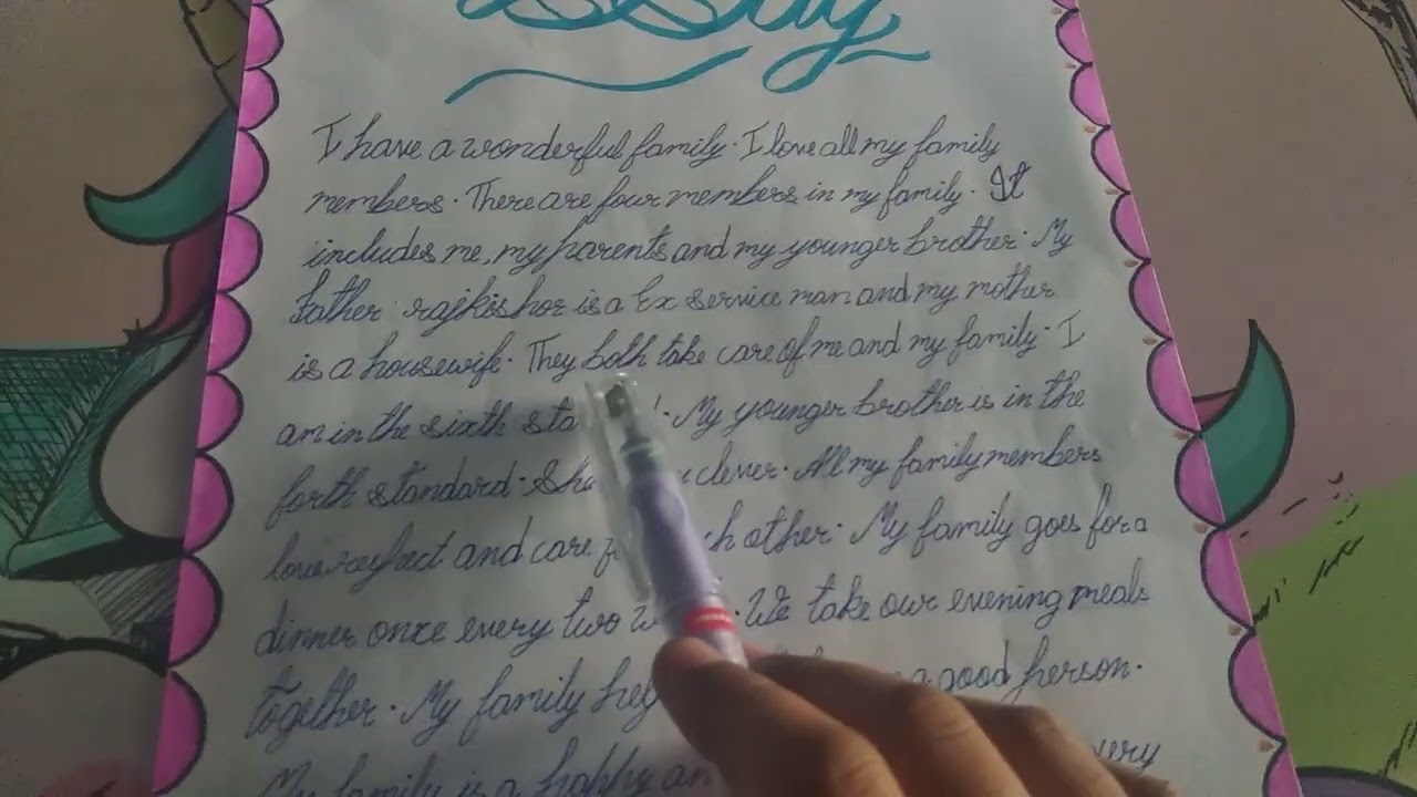 small essay on my family in english