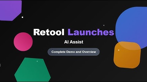 [PRODUCT LAUNCH] Retool AI Assist. Agents can now generate UI for you and connect it to your backend