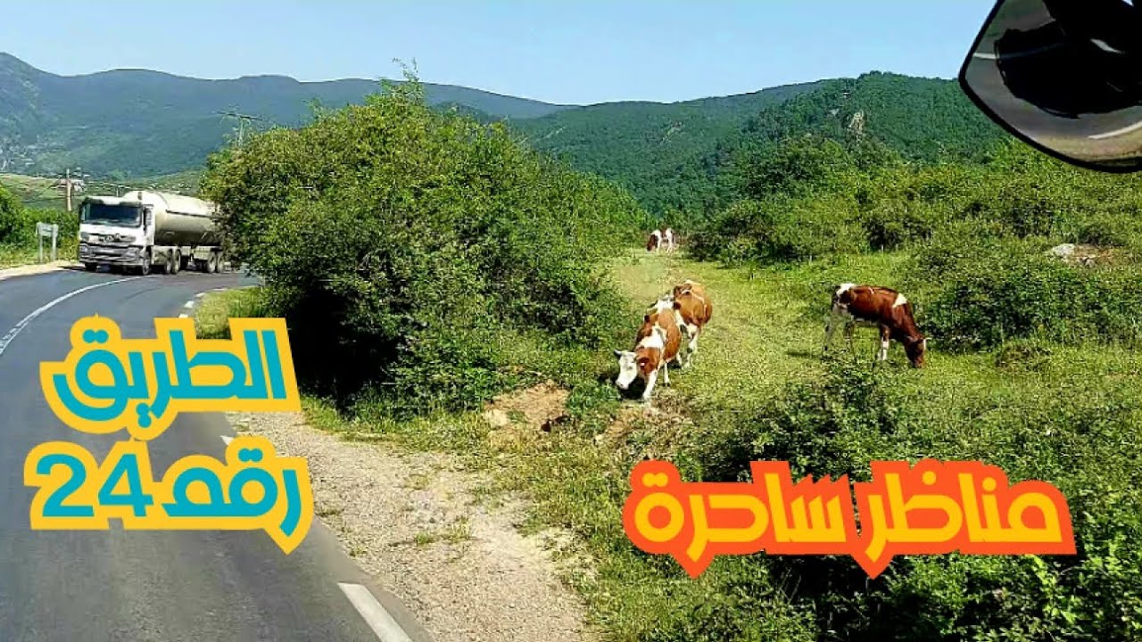 جولة ساحرة على الطريق الوطني رقم 12 في أذكار بجايه