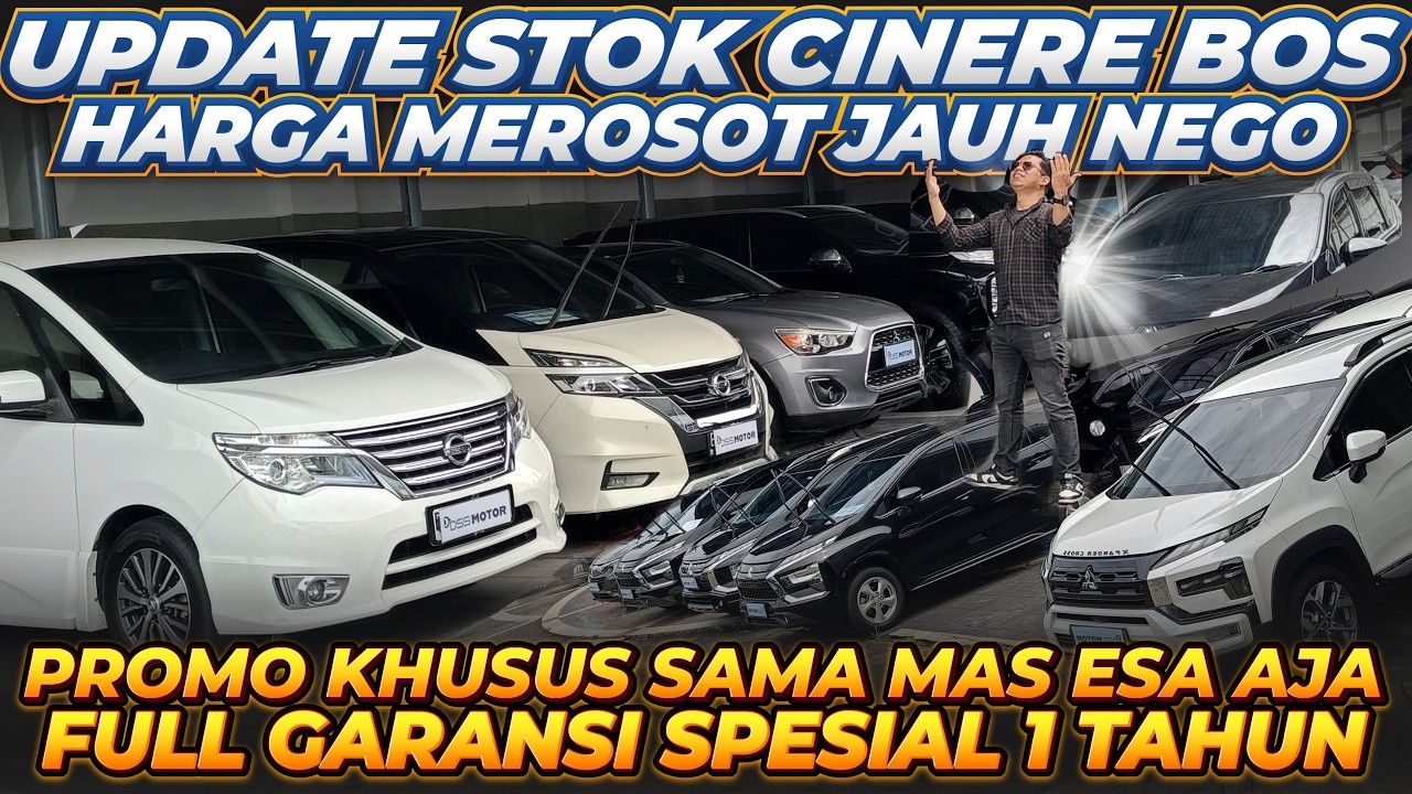 STOK MOBIL BEKAS BERGARANSI MELIMPAH DI DSS MOTOR CINERE, HARGA NEGO SAMPAI DEAL