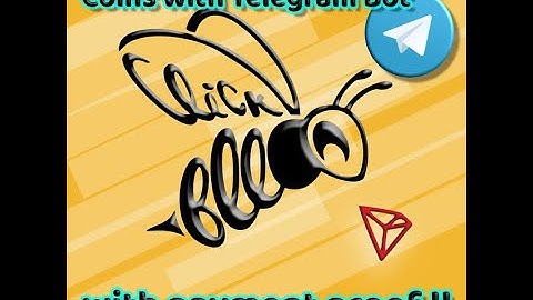 💰 earn free crypto - TRX coins (TRON) - with Telegram ClickBee 🐝 Bot - ✅ with payment proof