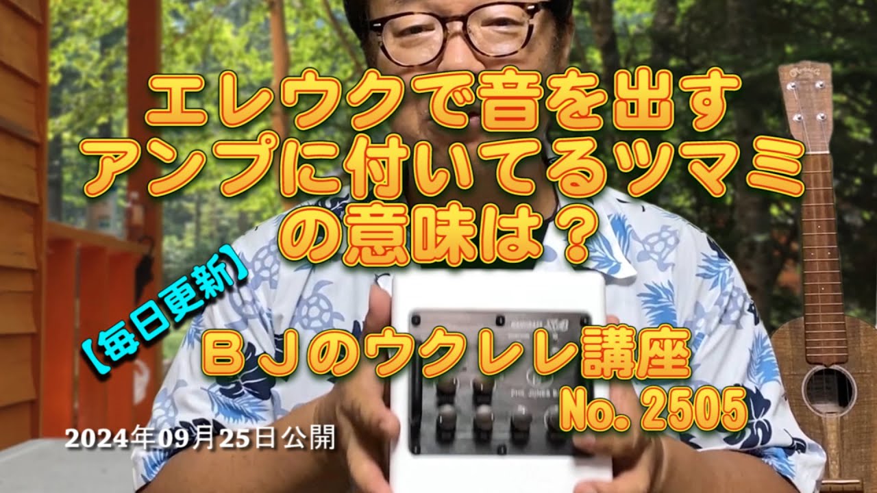エレウクで音を出す～アンプに付いてるツマミの意味は？＜その3