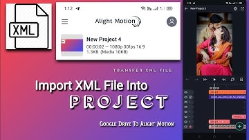 How  to convert XML file // Google Drive to Alight Motion// _iam–vk